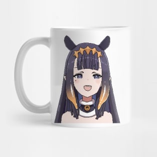 ninomae inanis beauty anime girl pixels Mug